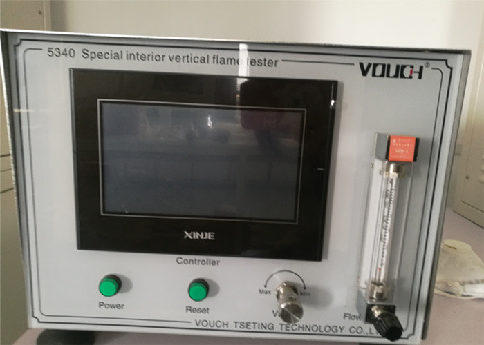 Flame Spread Vertical Flame Test Chamber , Garment Textile Testing Equipments