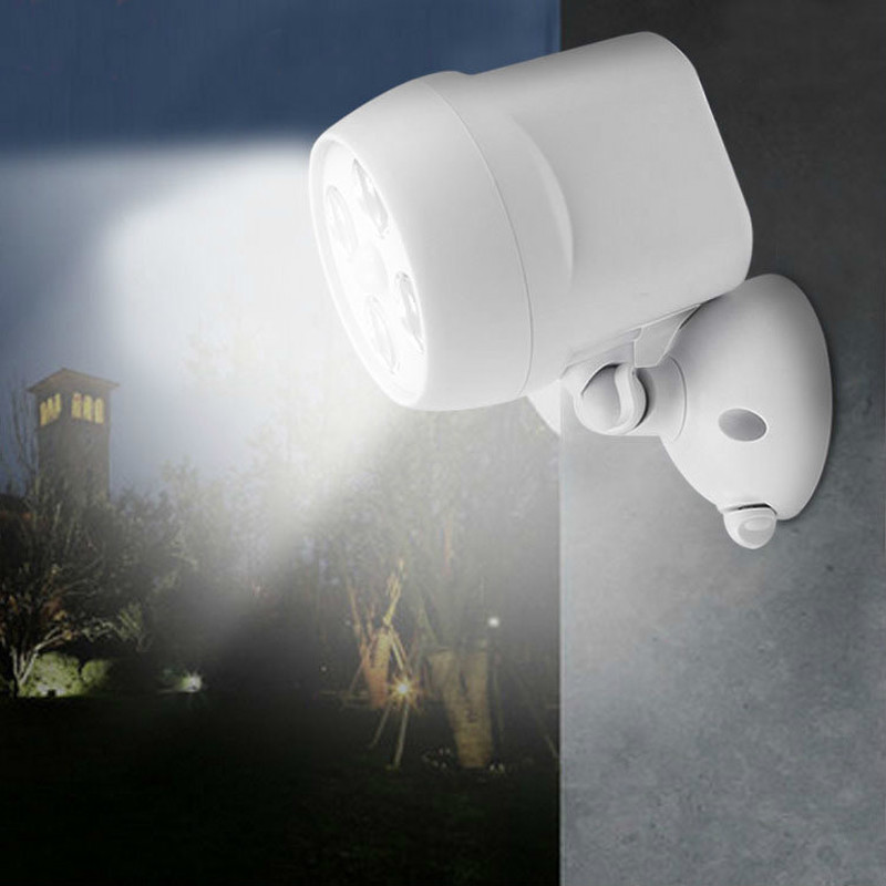 450Lms Outdoor Wireless Security Lights Battery Powered