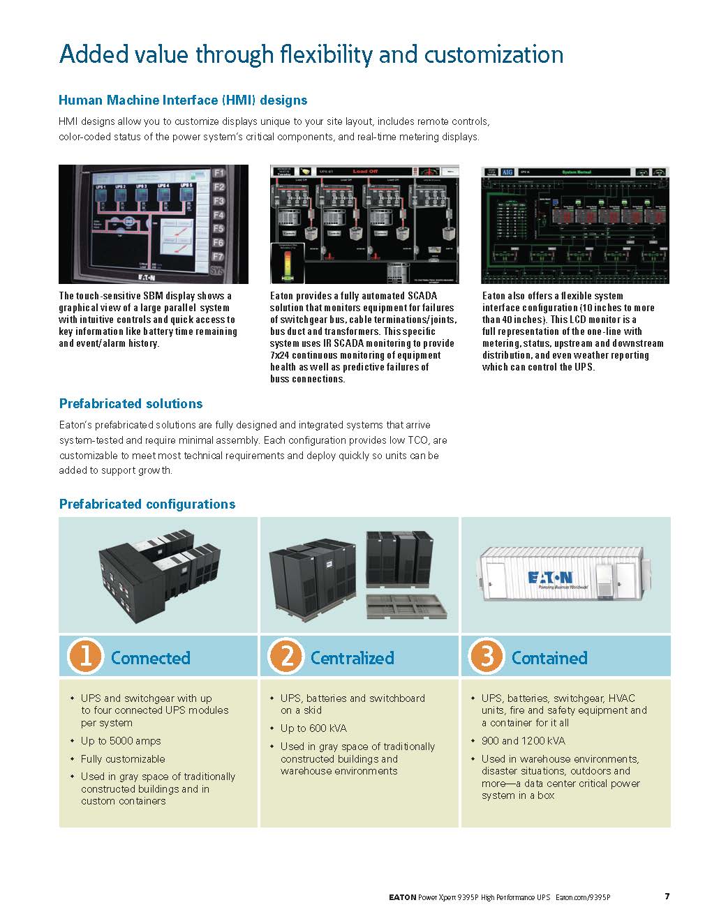 Eaton Power Brand Xpert 9395 600KVA 675KVA 750KVA 825KVA 900KVA 1000KVA 1100KVA 1200KVA 3 phase online ups power supply systems