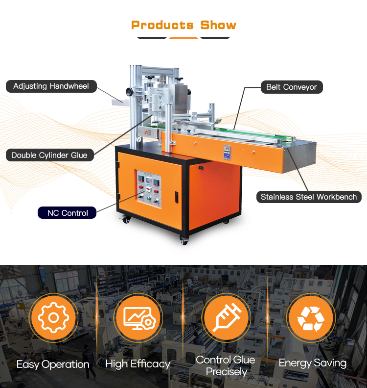 Semi Automatic Box Sealing Machine Price Hot Melt Glue Machine With Air Compressor