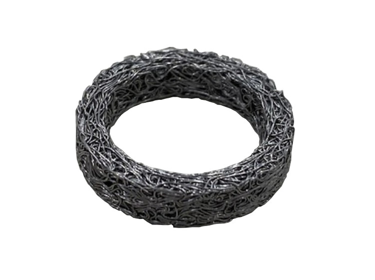Truck Filtering Knitted Mesh Filter SS304 1L 40mm 50mm 60mm 80mm Muffler Damping Washer
