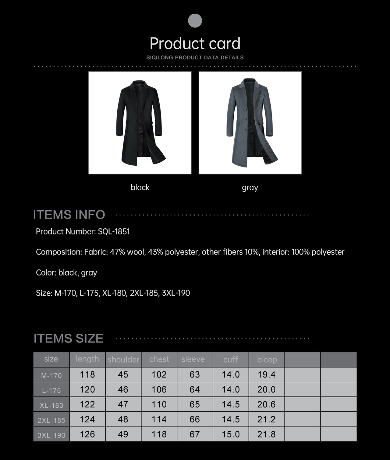 Nonwoven Weaving Method LCBZ Waterproof Thick Knee Length Wool Jacket for Men