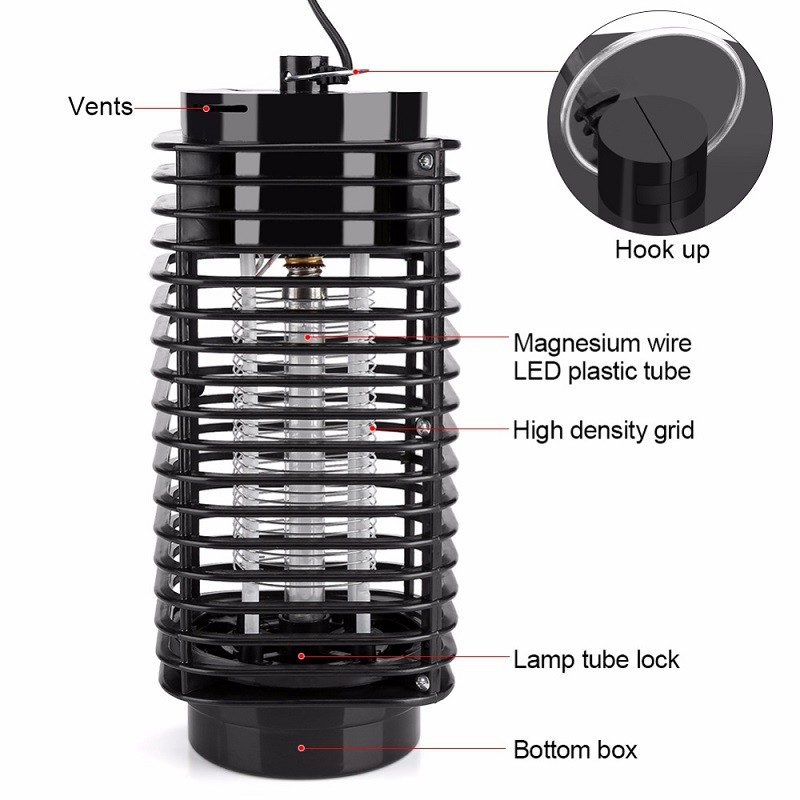 2020 hot sales China supplier commercial high voltage plug in mosquito killer machine lamp