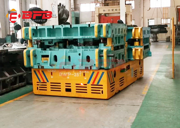Heat Resistant Automatic Trackless Transfer Cart 1-300T For Material Handling