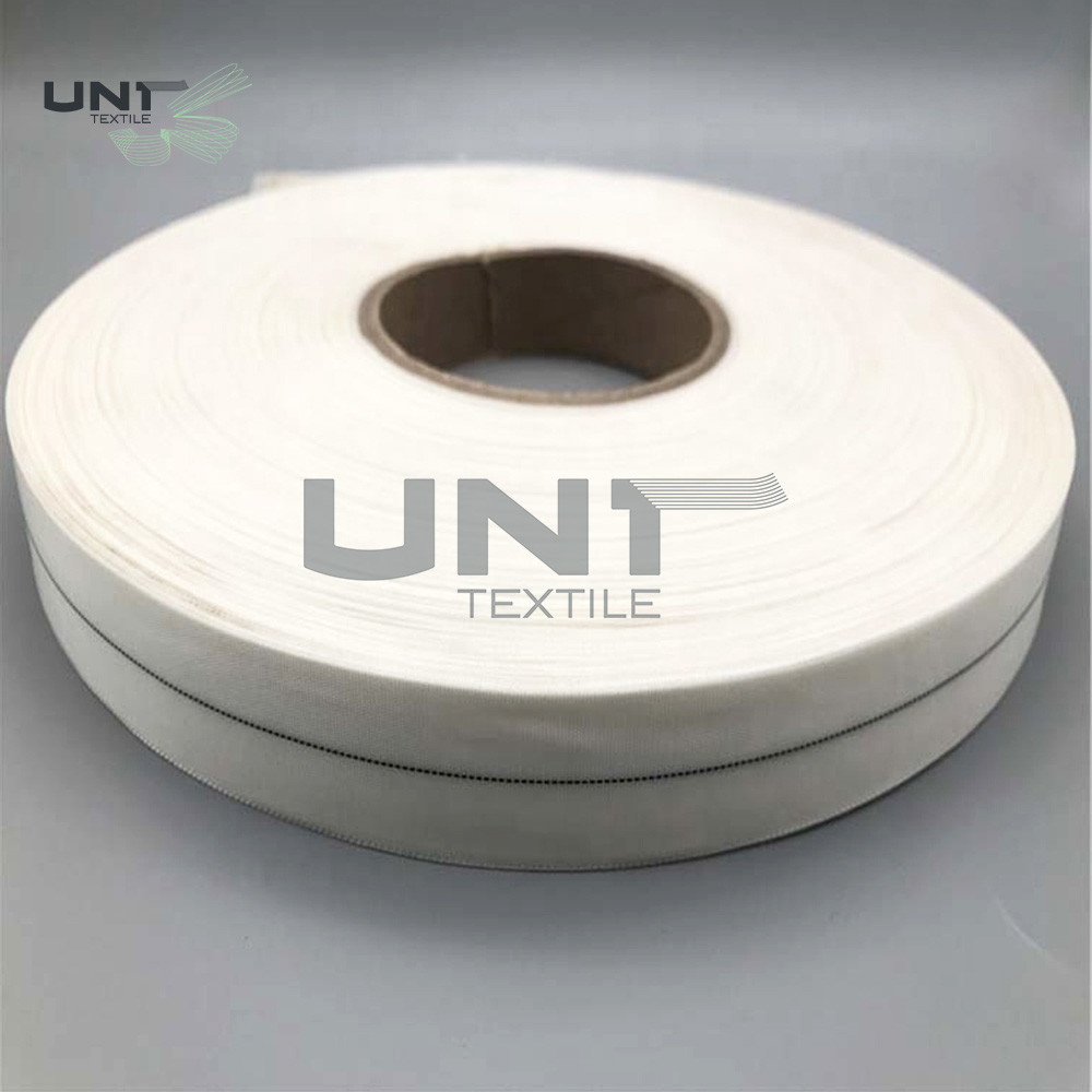 White Woven Garments Accessories Nylon Wrapping Tape With Coating
