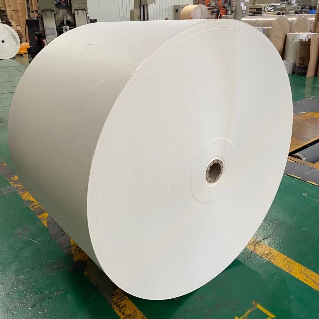 High Bulk PE Coated Paper Roll 135gsm Waterproof For Paper Cup