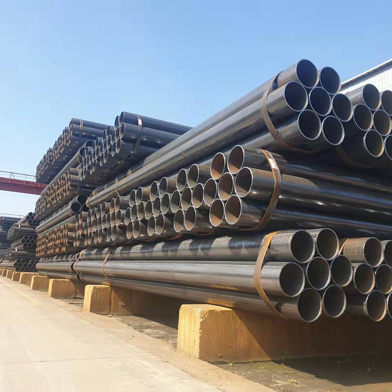 195 Q235B 4.5mm ERW Black Carbon Steel Pipe Welded 4.75mm 3mm Explosion Proof