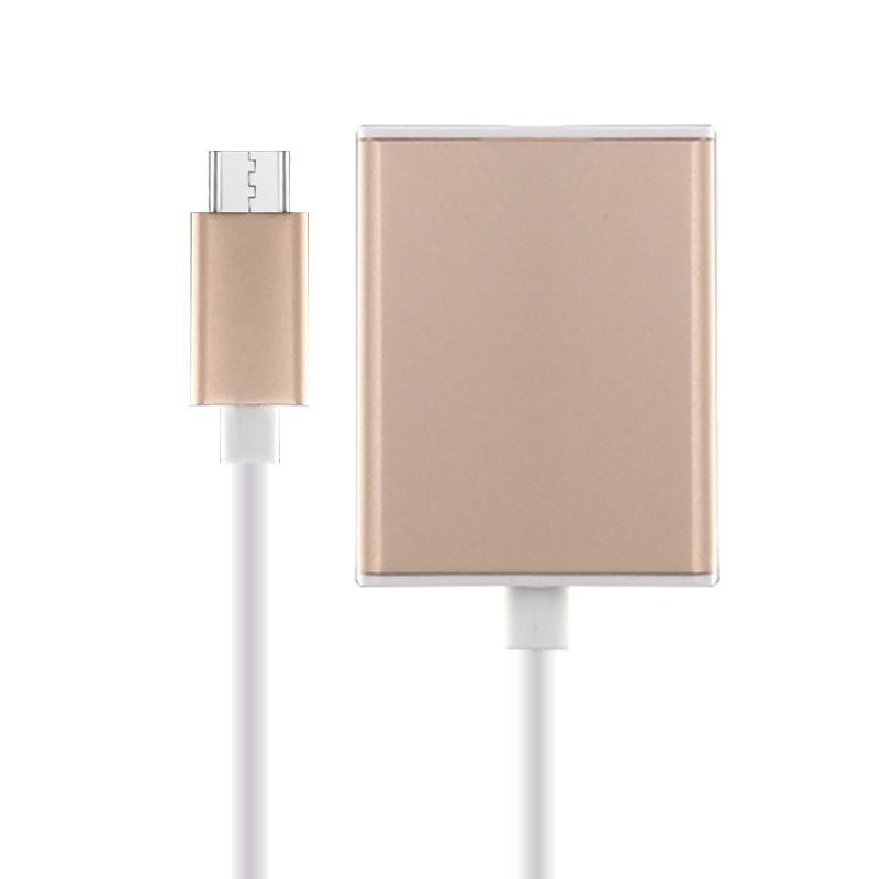 Kico USB 3.1 Type C To VGA Converter Type-C To HDTV Adapter Cable Male To Female Full HD 1080P for Macbook