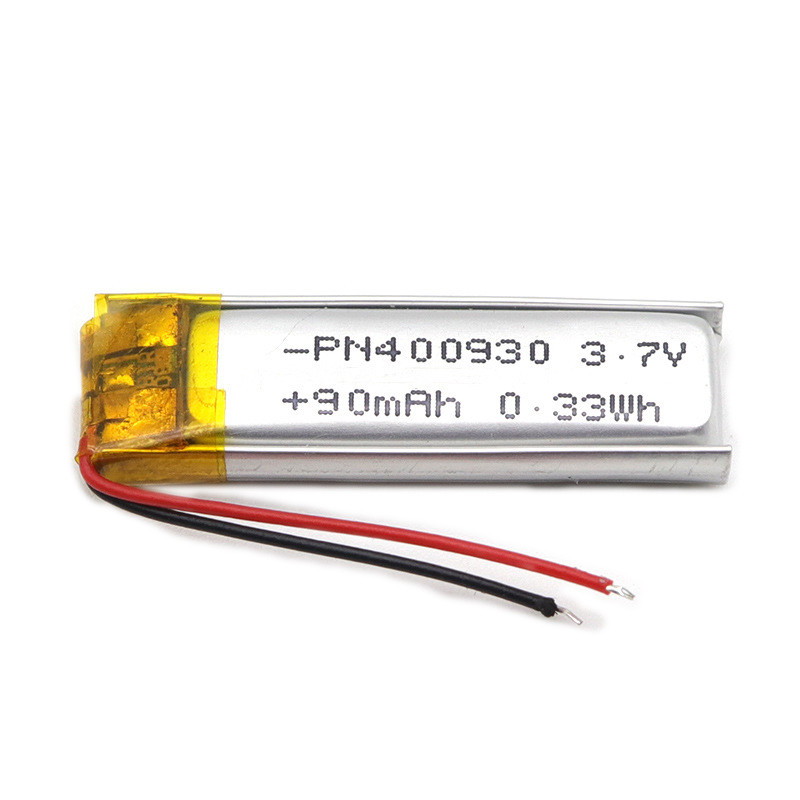 Polymer Battery PL400930 90mAh 3.7 V Lithium Ion Polymer Battery