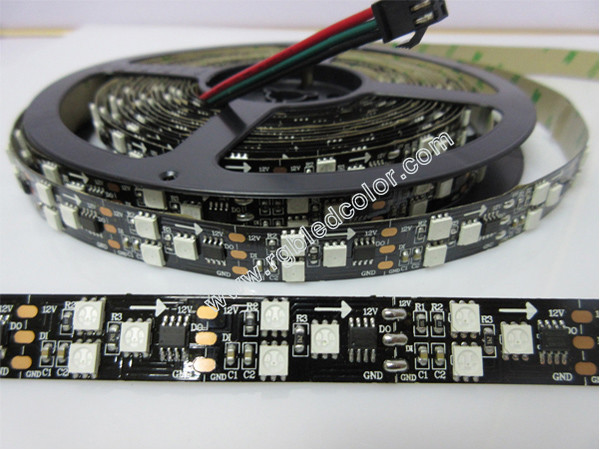 black led strip ws2811 digital rgb led pixel strip light