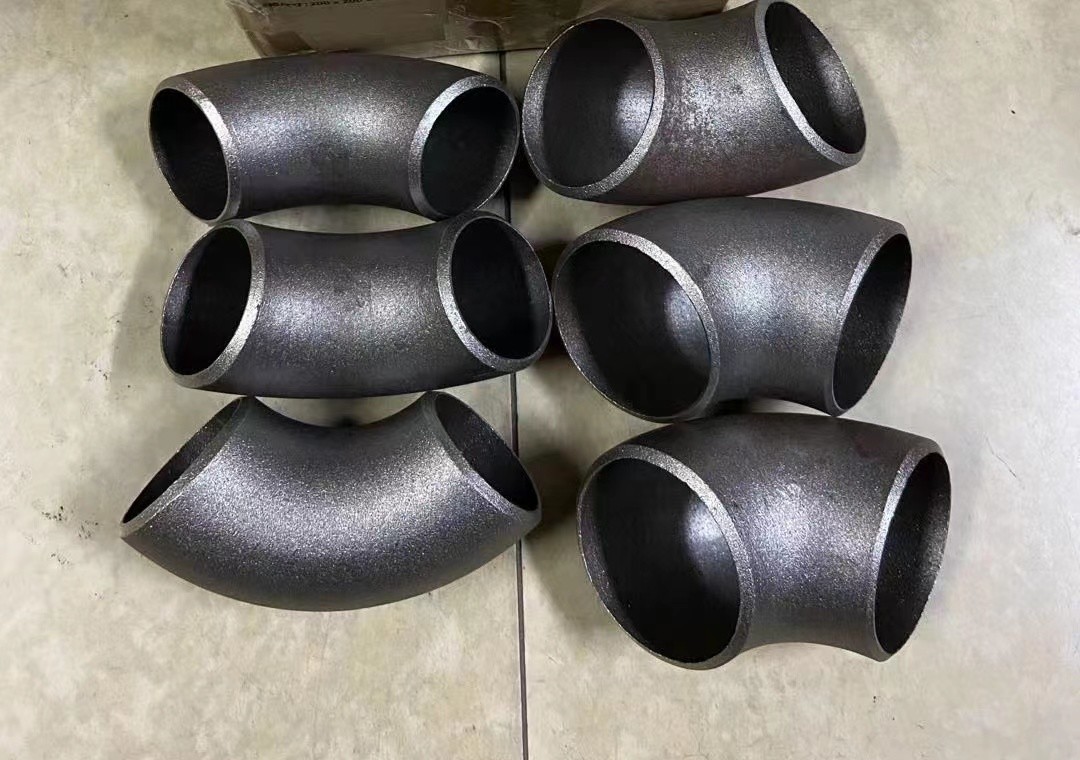 STD XS Carbon Steel Elbow 90 Degree 45 Degree Black Iron DIN
