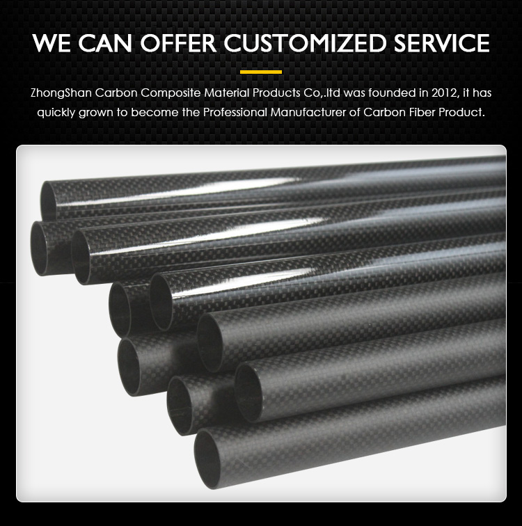 OEM/ODM 120mm Carbon Fiber Telescope Tube with Pullwinding and Pull Braided Design