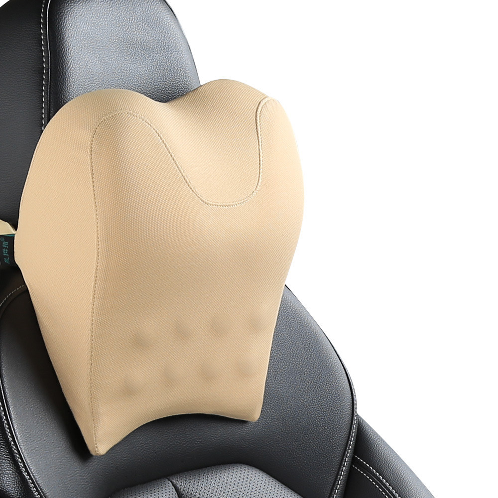 ODM Lumbar Support Pillow For Car , 50degrees Car Headrest Neck Support