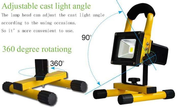 Popular Style 30W Rechargeable Led Flood Light With Lithium Battery 18650