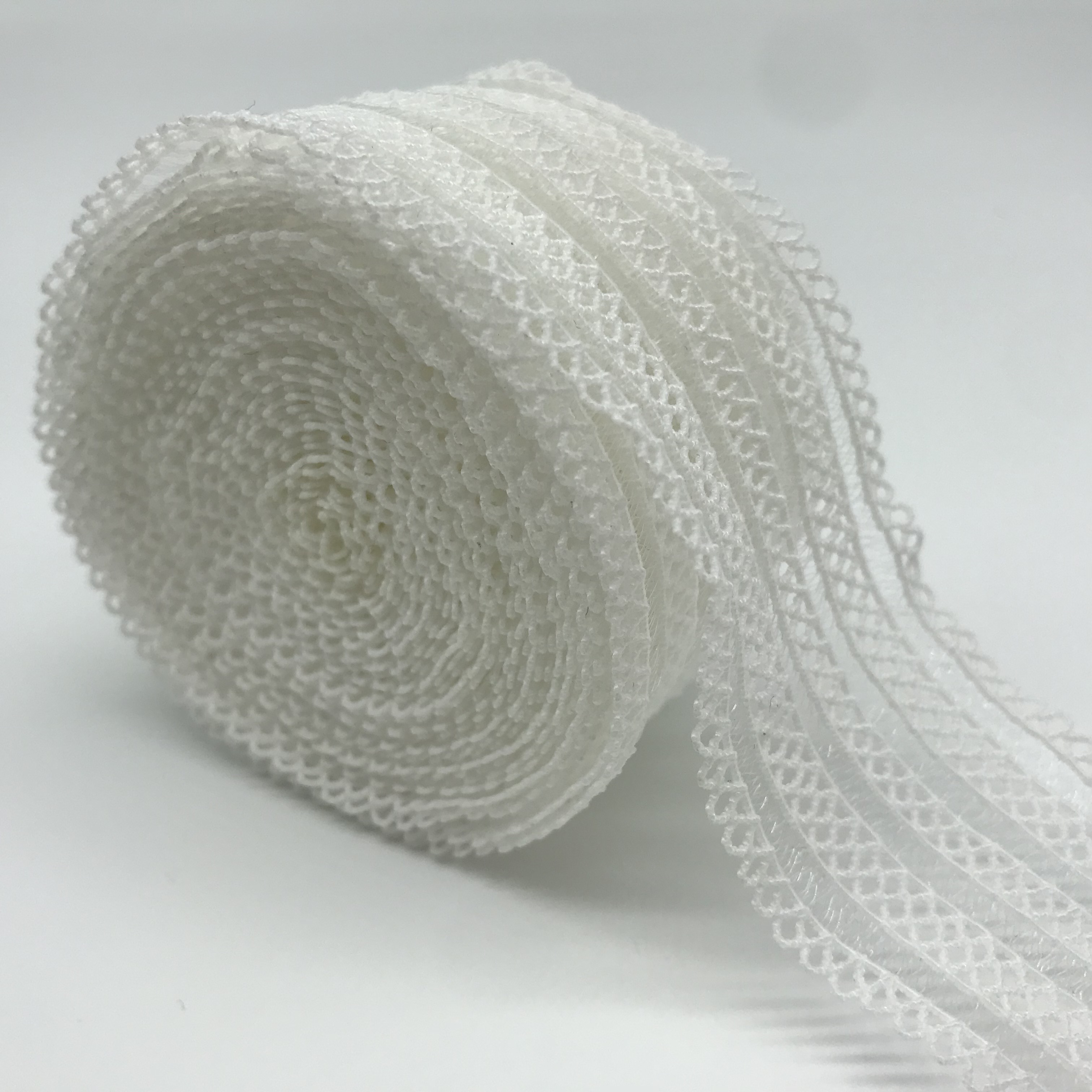 Knitted Elastic Band Webbing Lace Ribbons Jacquard Webbing For Underwear Straps