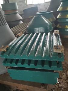China H3244 Jaw Stone Crusher Spare Parts Manganese Crusher Liners For Crushing Rock on sale