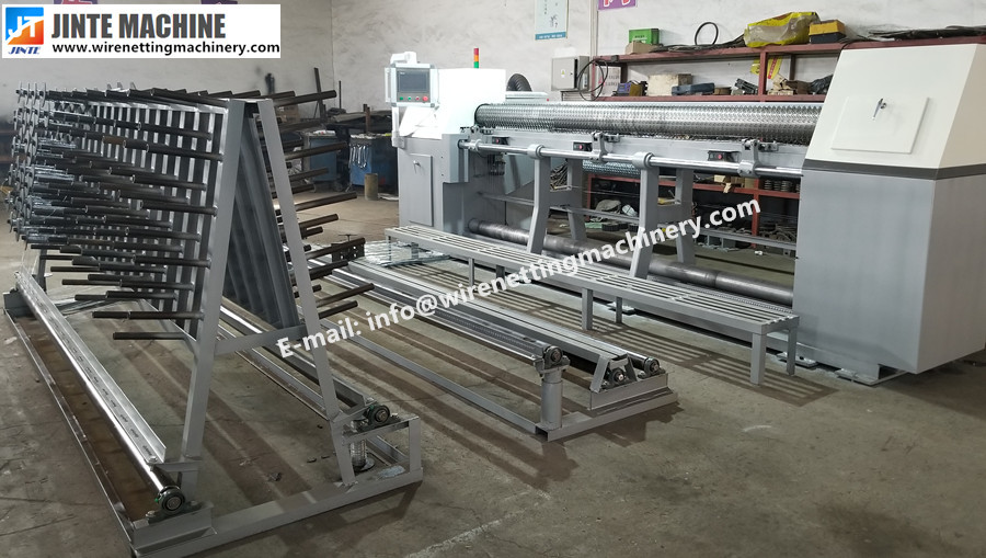 Straight Reverse Twist Chicken Wire Mesh Making Machine