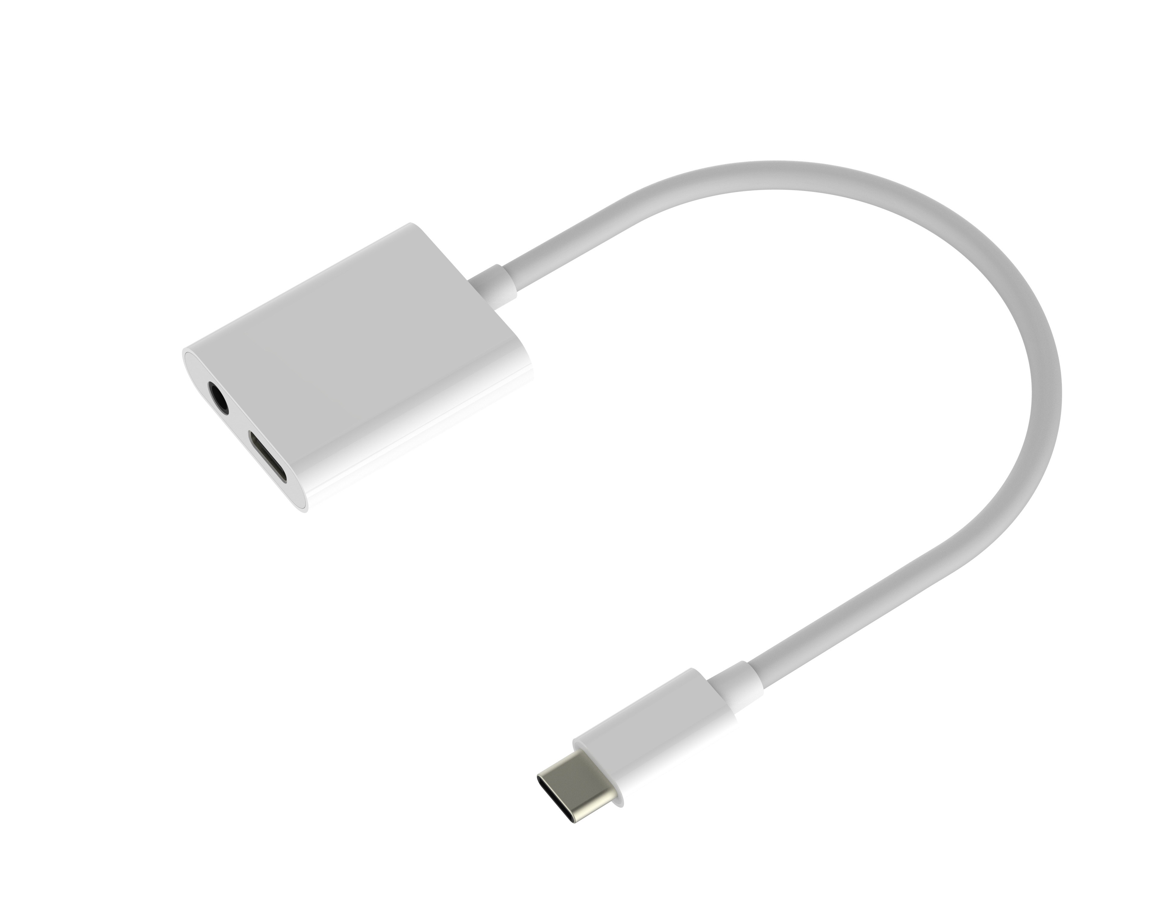Aux Audio 0.15m USB Type C Adapters For MP4 Player ROHS Listed