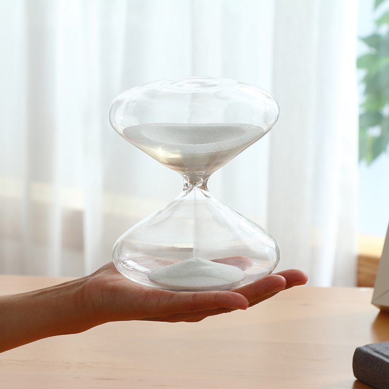 15 30 60 Minutes Glass Hourglass Sand Timer Size Customized