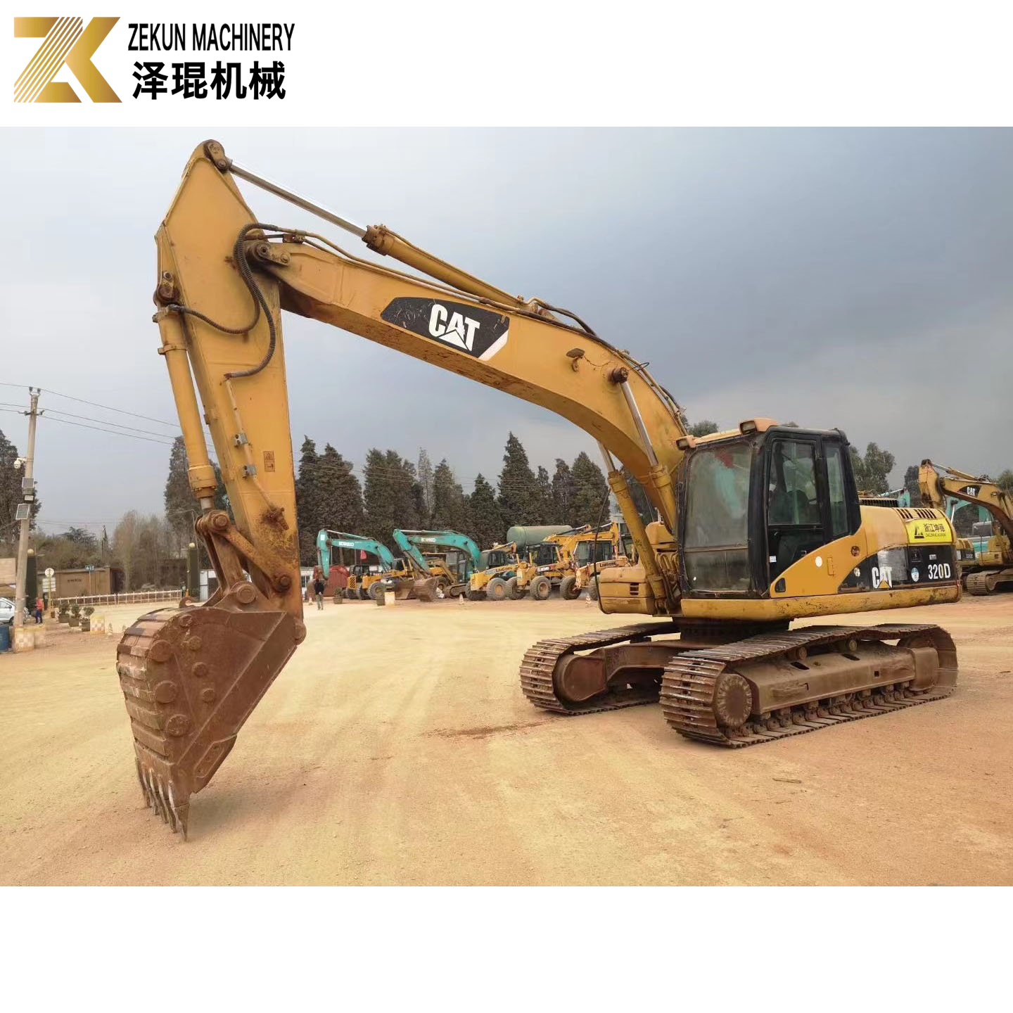 Used CAT 320D CE Crawler Excavator 2012 with Hydraulic Valve