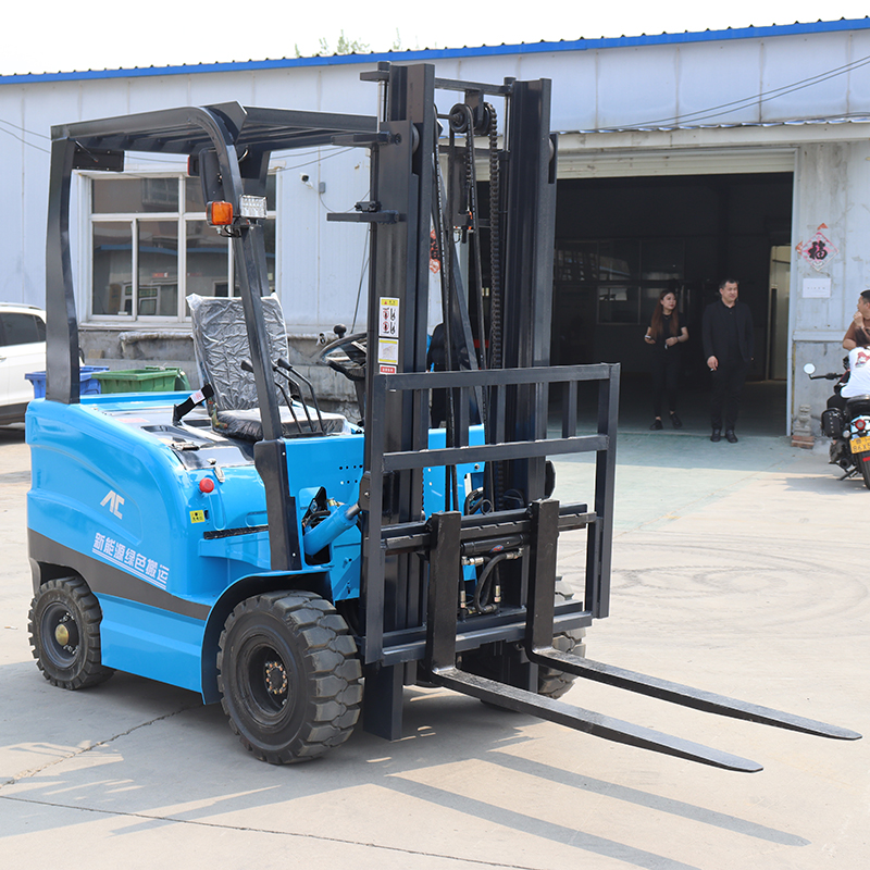Customized 2.0 Ton Mini Electric Forklifts Trucks with 2 Stage / 3 Stage Mast Type
