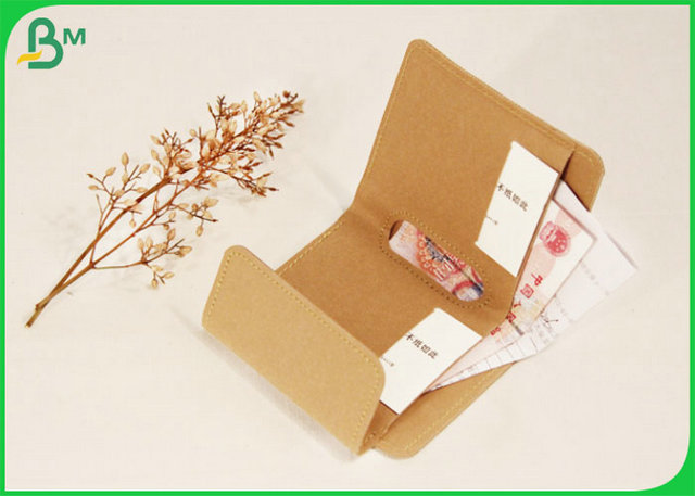 Tear Resistance And Durable 0.55MM Washable Kraft Paper For Wallet