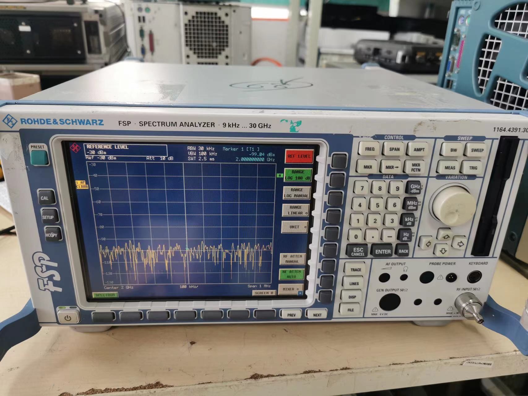 FCC Benchtop RF Spectrum Analyzer 9KHz-30GHz Rohde And Schwarz FSP30