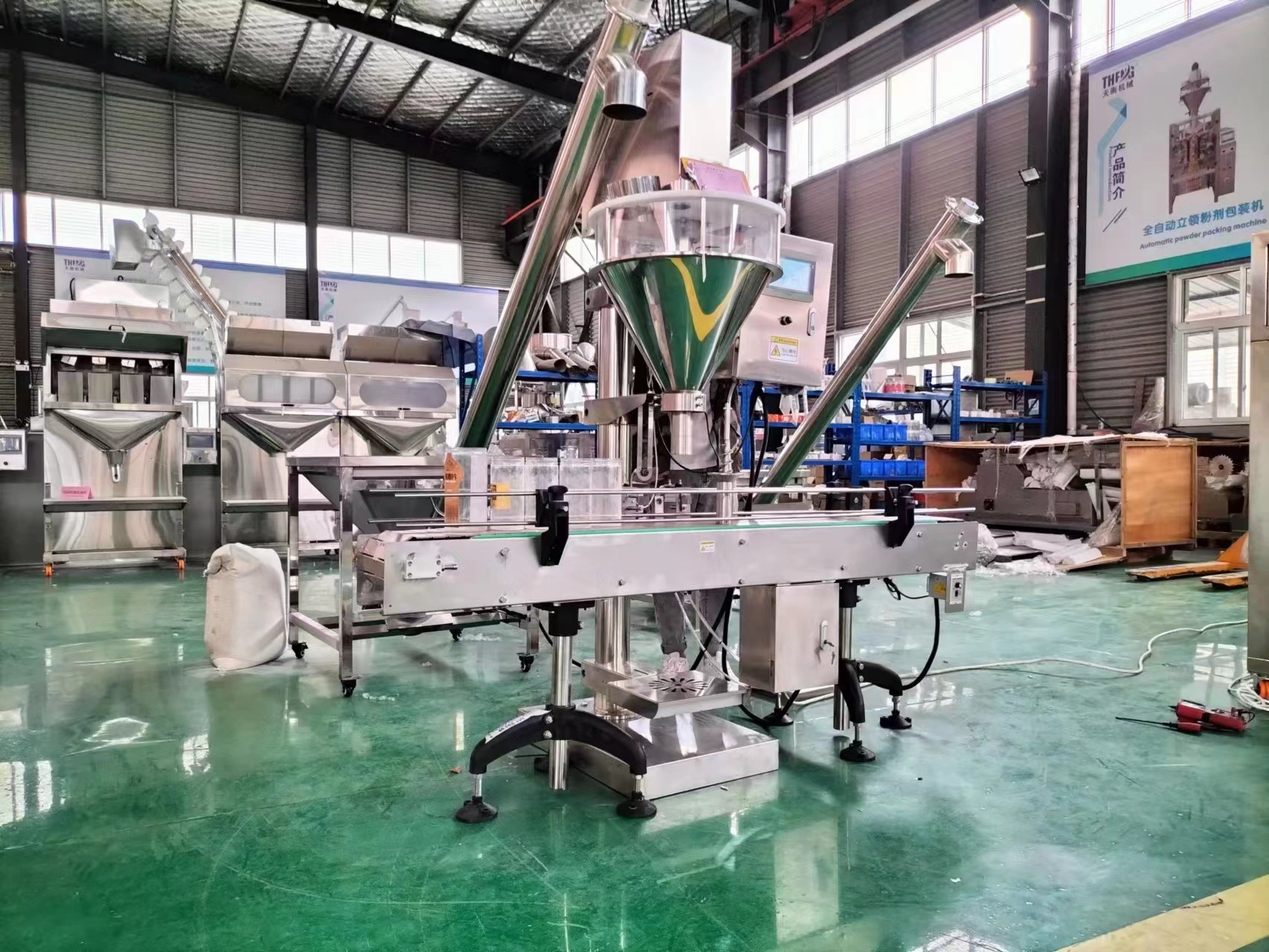 Manufacturer Automatic Bottle Coffee Powder Flour Chili Powder Milk Powder Auger Screw Filling Machine