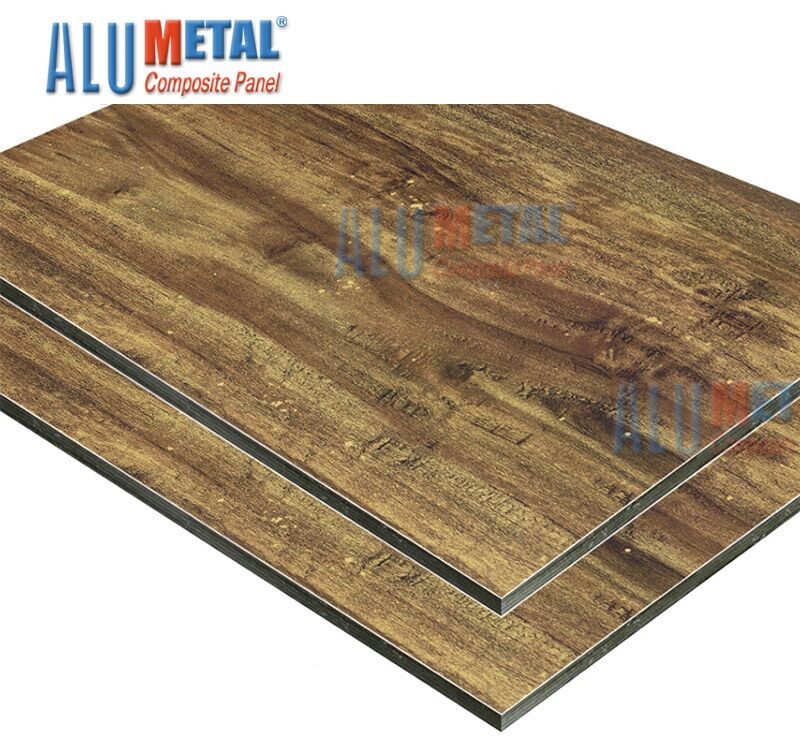 ACM ACP Wooden Aluminum Composite Panel 3mm Thickness