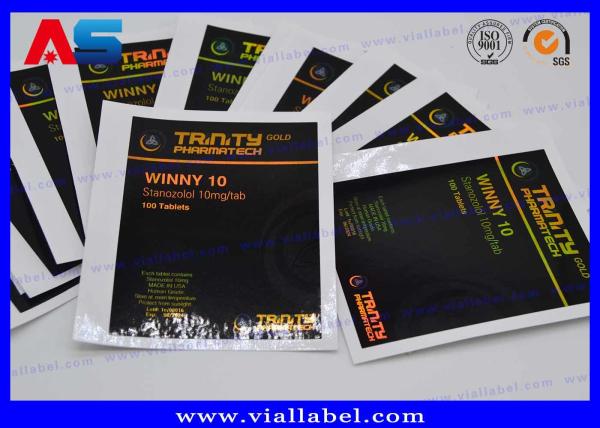 PVC Pharmaceutical Sticker Label For 15ml Peptide Bottle self adhesive labels