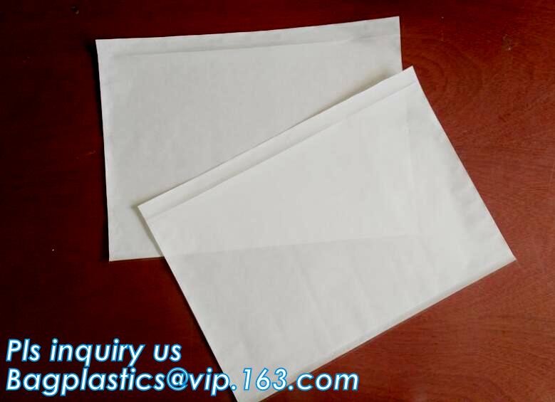 TNT DHL shipping packing list document envelopes, packing list padded envelope, tamper proof express use plastic packing