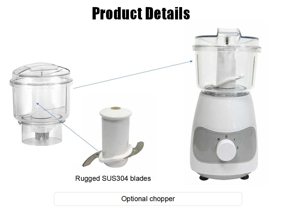 BL816W 600W GS EK1 table blender