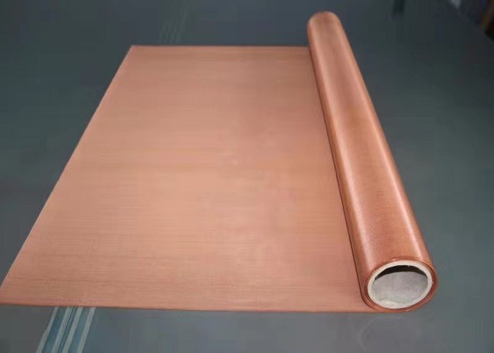 Heat Radiating Red Copper Wire Mesh Industrial Woven Wire Mesh Sustainability