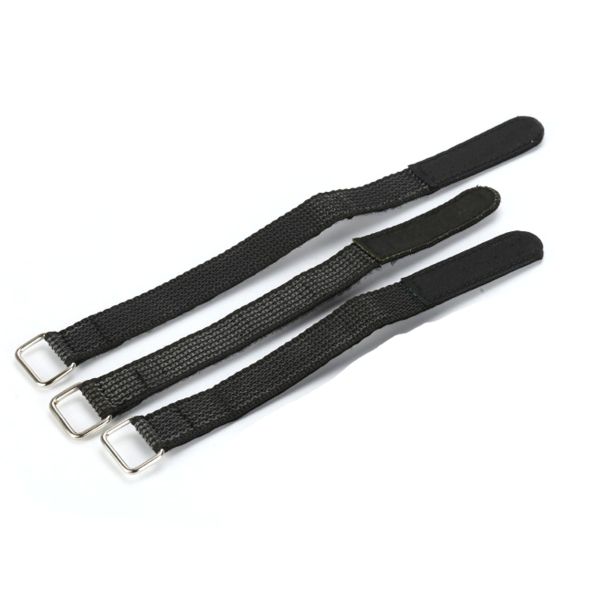 Dansky Custom Logo Lipo Battery Hook and Loop Straps Non-Slip Woven Nylon Releasable Grip with Buckle