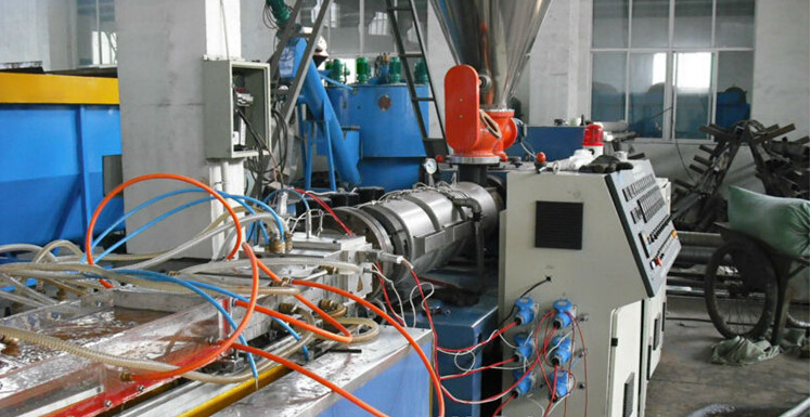 High Speed Wood Plastic Composite Production Line / Pvc Wpc Profile Extrusion Line
