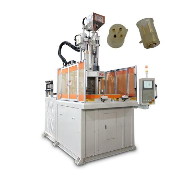 120 Ton Vertical Rotary Table Injection Molding Machine Used For Power Plug