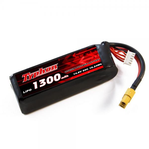 Quality RC Lipo Battery Packs Lithium Battery Li-Polymer Battery 1300mAh 14.8V 65C for sale