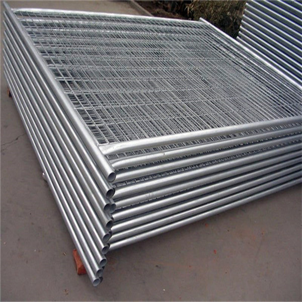 3mm Anti Climb Galvanised Temporary Steel Fencing For Public Restrictions
