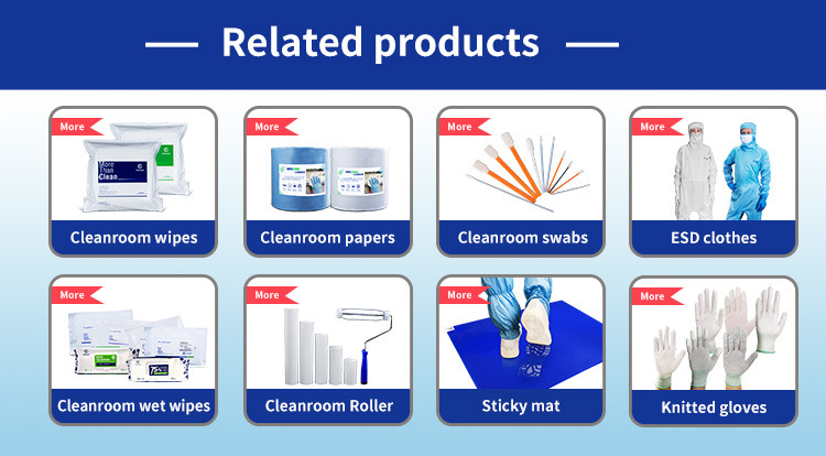 Lcd Cleaning Wipes Lint Free Disposable 9x9 Class 100 For Cleanroom