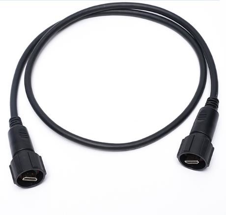 8-Pin Surface Mount Plastic Communication Cable Connectors Vga male To Female Cable
