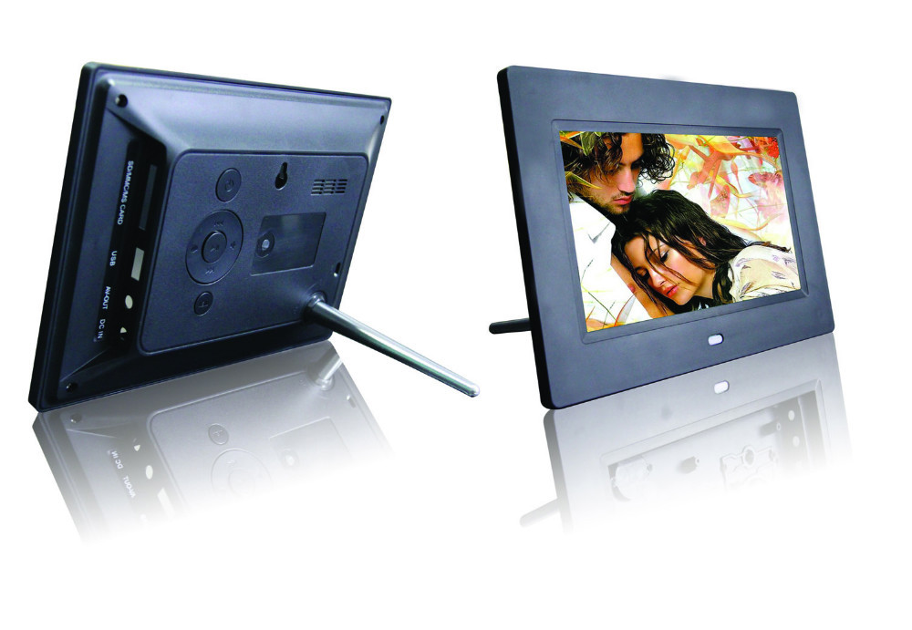 retail AD display 12 Inch TFT LCD loop video screen with SD USB reader media player function