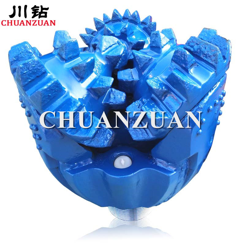 17 1/2 Inch Steel Tooth Tricone Bit / IADC 217 Water Well Drilling Tools