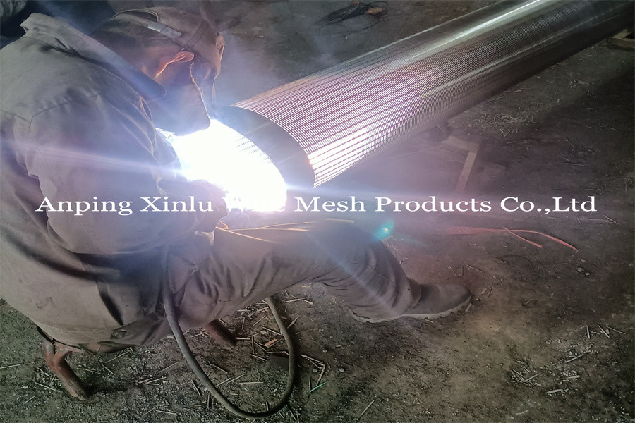 304L Stainless Steel Wedge Wire Continuous Slot Screen Pipe 10ft Length