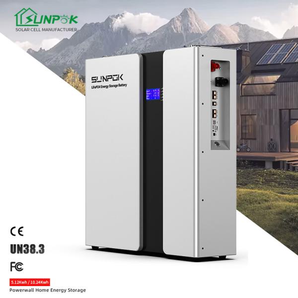Solar Wall Mounted 48v 50ah 100ah 150ah 200ah Energey Storage Powerwall 5kw 10kw