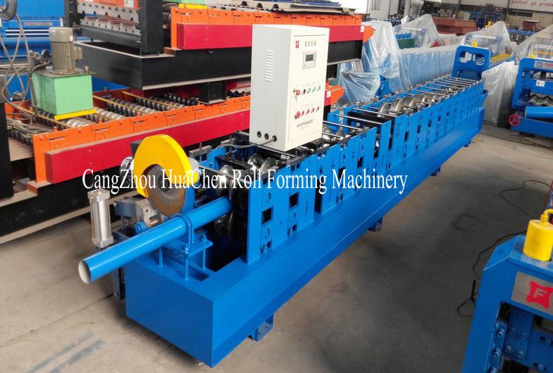 Rain Water Steel Down Pipe Roll Forming Machine 380V 50Hz 3 Phases
