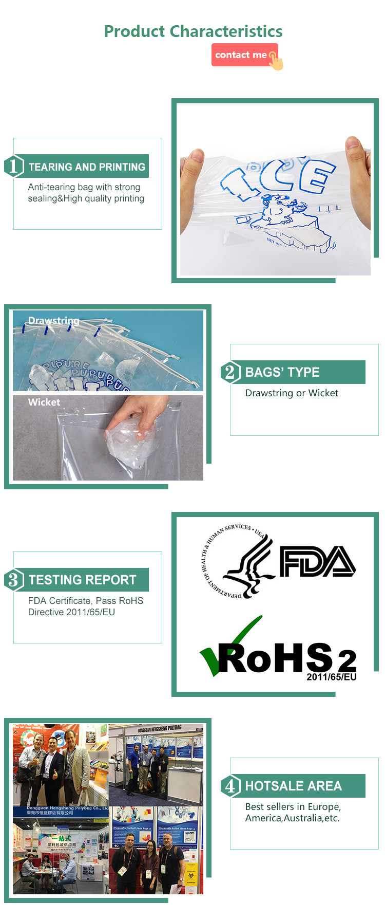 LDPE Reusable Ice Bags
