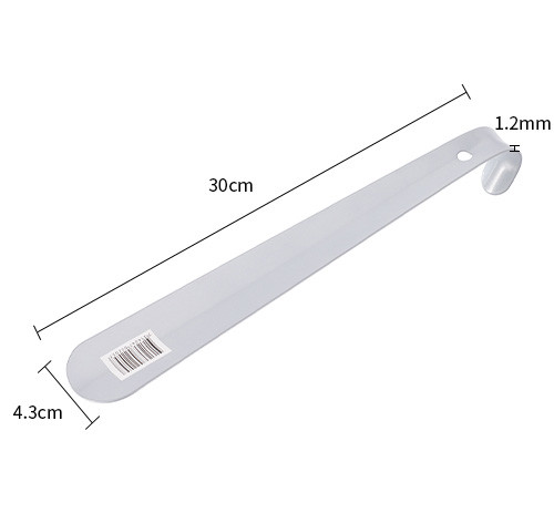 Long Stainless Steel Shoe Horn 24 Inch 11.8 Inch 30 CM Metal Shoehorn With Hole And Hook Handle