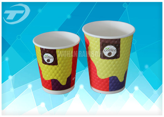 Disposable Food Grade 8 Oz 10 Oz 12 Oz Paper Cups Double Wall