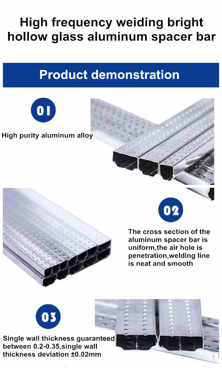 No Oxidation 3003 Aluminium Spacer For Insulating Glass 0.33-0.35mm