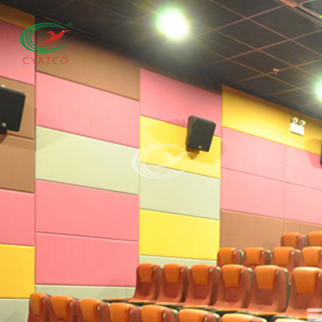 Self Adhesive Noise Cancelling Tiles , Polyester Fiber Sound Absorbing Wall Panels
